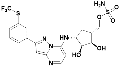 ((1R,2R,3S.4R)-2,3-二羟基-4-((2-(3-((三氟甲基)硫基)苯基)吡唑并[1,5-a