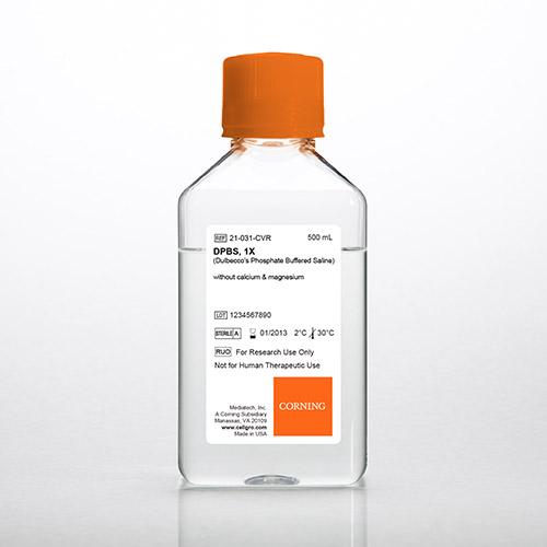 DPBS，1X，[-] 钙，镁|Corning-Media|6×500mL