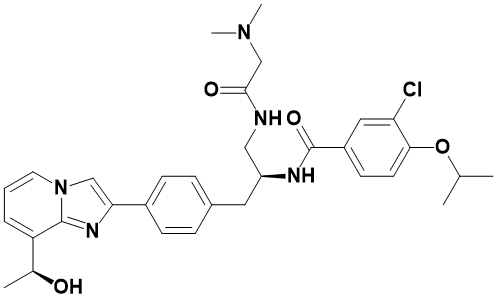 3-氯-N-((S)-1-(2-(二甲基氨基)乙酰胺基)-3-(4-(8-((S)-1-羟乙基)咪唑并[1,