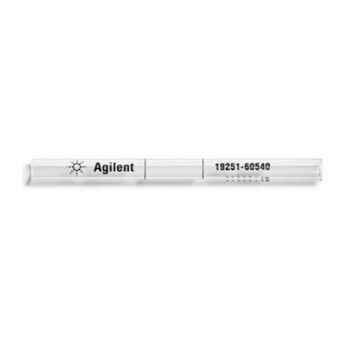 直通分流衬管 Inlet liner split 带玻璃毛||Agilent/安捷伦