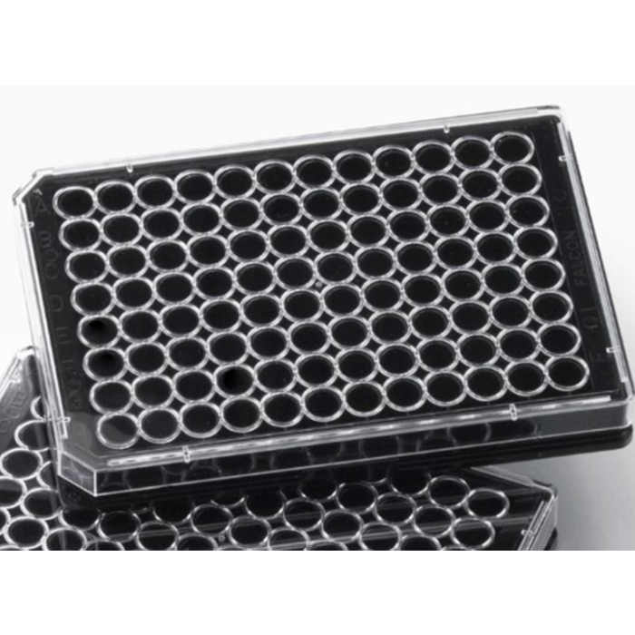 配套板盖 Falcon  96 Well  Black Flat BottomTC-Treated Microplate, with Lid, Sterile|96孔|Falcon