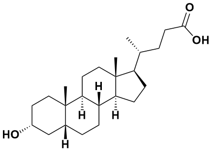 石胆酸|3Alpha-Hydroxy-5Beta-Cholanic Acid|434-13-9|Acros|98%|RG|5GR