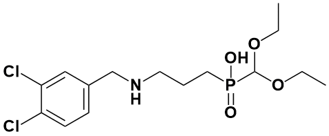 (3-((3,4-二氯苄基)氨基)丙基)(二乙氧基甲基)膦酸|3-([[[(3,4-Dichlorophen