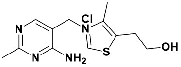3-((4-氨基-2-甲基嘧啶-5-基)甲基)-5-(2-羟基乙基)-4-甲基噻唑-3-鎓氯化物|3-((4