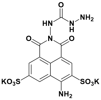 6-氨基-2-(肼基甲酰胺基)-1,3-二氧代-2,3-二氢-1H-苯并[de]异喹啉-5,8-二磺酸钾|L