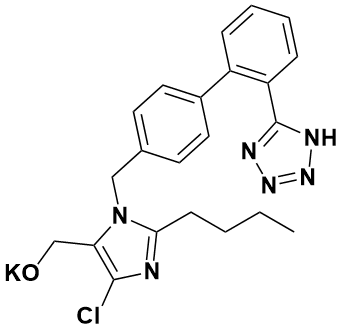 氯沙坦钾|(1-((2’-(2H-Tetrazol-5-Yl)-[1,1’-Biphenyl]-4-Yl)M