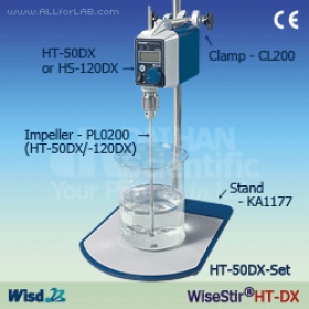 WiseStir®HT-DX 数显顶置式电子搅拌器，高粘度