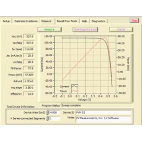 太阳能电池I-V特性曲线测试软件 PVM