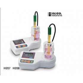 意大利哈纳HI208【内置磁力搅拌器】多功能复合pH测定仪