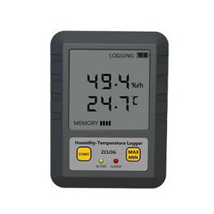 智能温湿度记录仪 双通道<em>温度记录仪</em> 温湿度监测记录仪