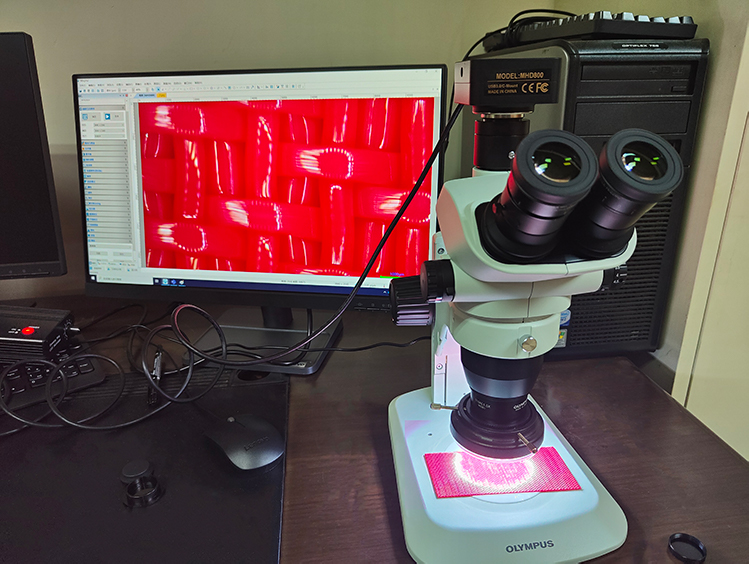 广州明慧显微镜摄像头与奥林巴斯体视显微镜完美组合应用案例场景图