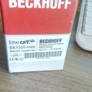 BECKHOFF倍福ek1100 EtherCAT耦合器 原装现货德国倍福PLC模块
