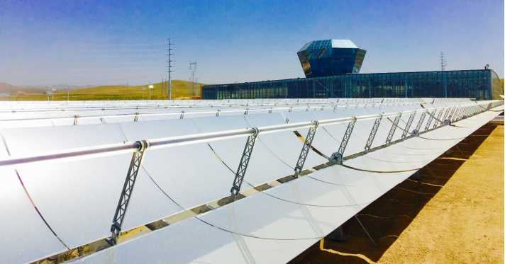 包头<em>太阳能</em>槽式聚光大型采暖项目！
