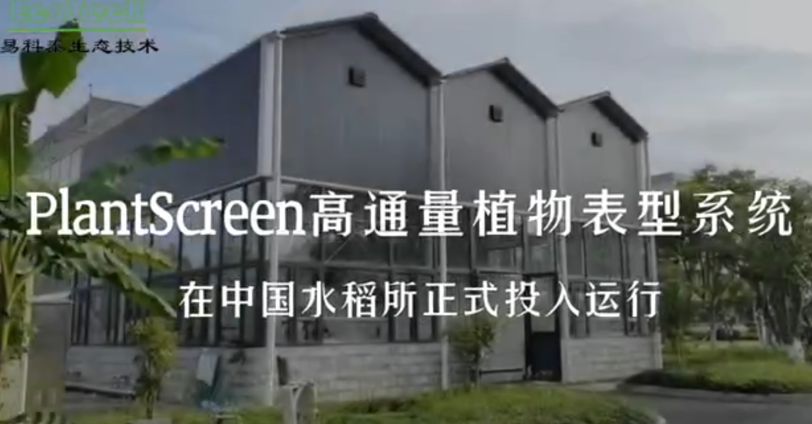 PlantScreen高通量植物表型系统在水稻研究所正式投运