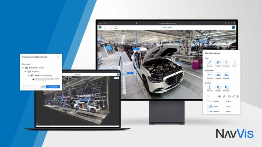合作共赢｜NavVis与梅赛德斯-奔驰汽车公司合作，利用虚拟工厂促进数字化转型