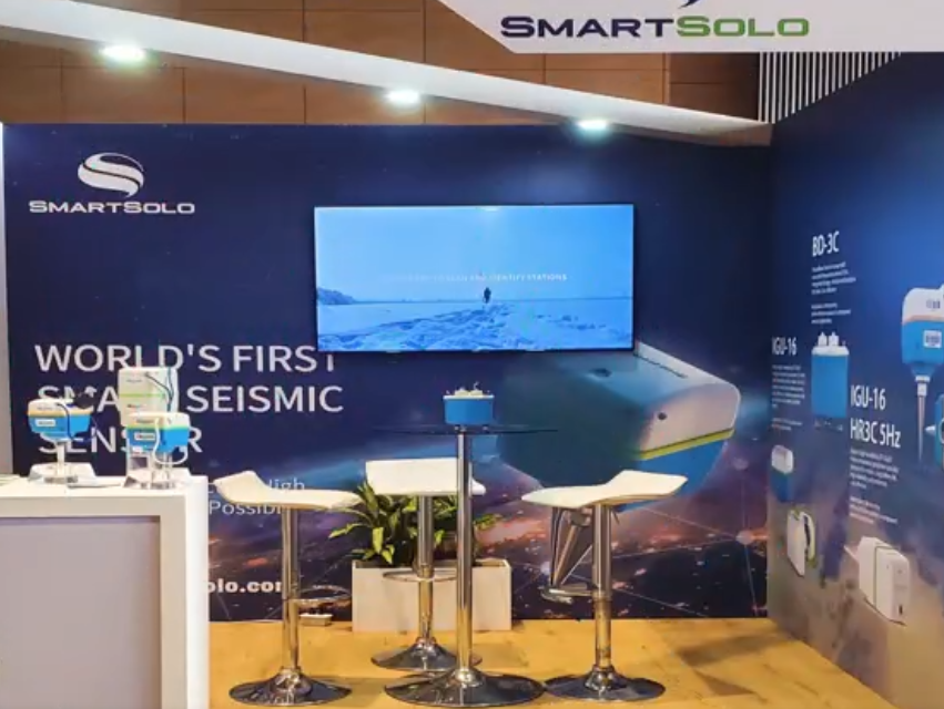 面元科學儀器-SmartSolo節點地震儀在國外展會視頻
