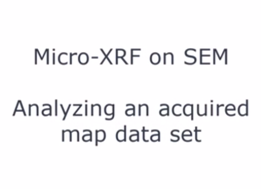 使用SEM上的Micro-XRF采集完数据后，如何进行查看？