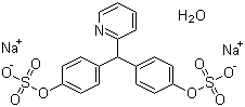 CAS 登录号：10040-45-6, 匹克硫酸钠, 4,4'-(吡啶-2-基亚甲基)双苯基双硫酸酯钠盐