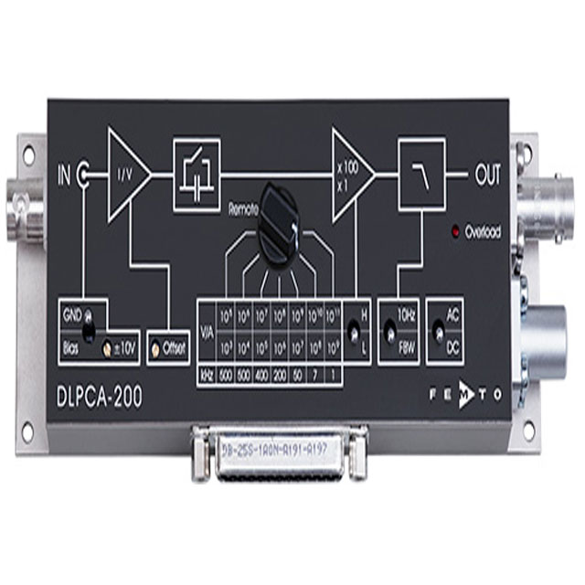 DLPCA-200增益可调的低噪声电流放大器 