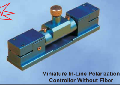 微型在线手动直插式无光纤偏振控制器 400–2200nm