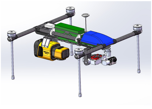 Ecodrone? UAS-4 Pro輕便型一體式多光譜-激光雷達遙感系統