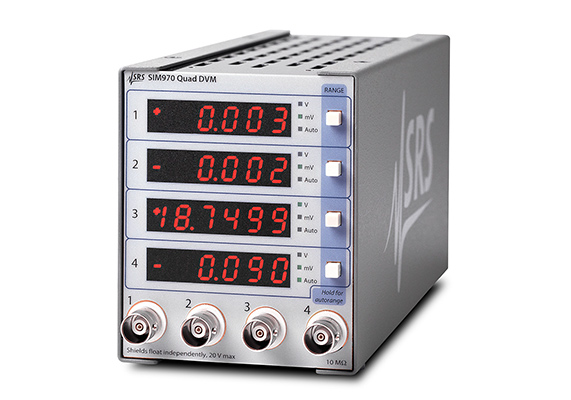 SIM970四通道的数字电压表