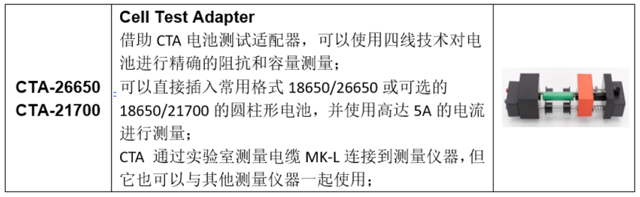 从锂离子单电池到电池组再到电池系统的电化学测试附件(图1)