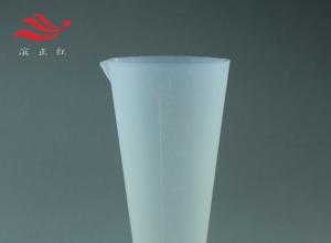 PFA量杯耐腐蚀250ml刻度清晰半透明特氟龙塑料半导体使用