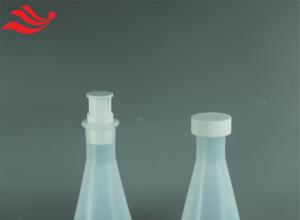 聚四氟乙烯三角烧瓶耐高温可定制特氟龙锥形瓶