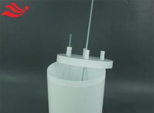 定制特氟龙反应罐10L20L白色不透明圆桶石油化工用