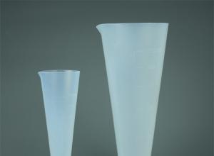 PFA量杯耐腐蚀特氟龙塑料低本底半导体适用100ml