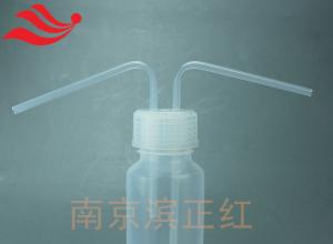 塑料特氟龙洗气瓶耐腐蚀气体吸收瓶一体成型半透明