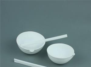 四氟蒸发皿耐受酸碱特氟龙塑料白色可配电热板加热