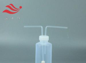 FEP洗气瓶气体吸收装置耐受酸碱长进短出特氟龙塑料