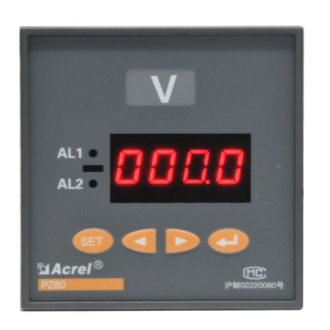 安科瑞PZ80-AV/C可编程单相电压电力仪表