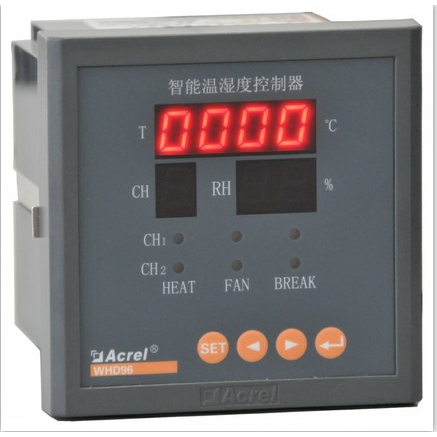 安科瑞WHD96-11智能型温湿度控制器带RS485通讯显示温湿度
