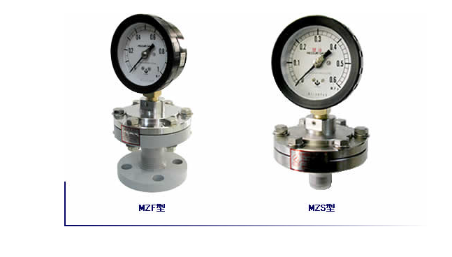  木幡计器 隔膜式压力表MZS型,MZF型